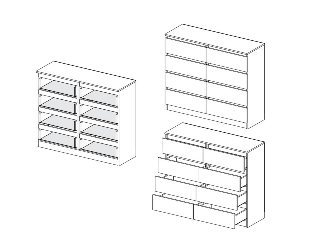 Мальм 13 white ИКЕА (IKEA) изображение товара