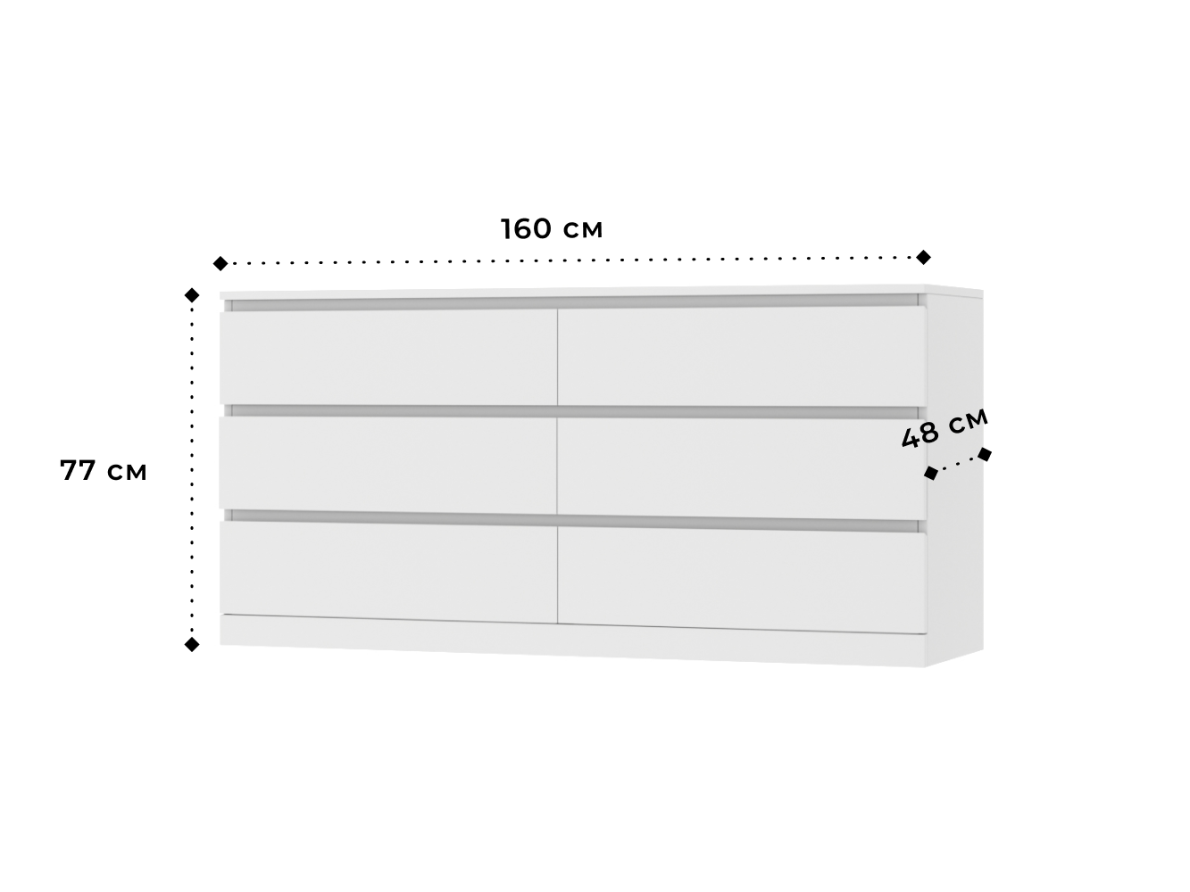 Мальм 23 white ИКЕА (IKEA) изображение товара