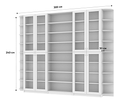 Изображение товара Билли 425 white ИКЕА (IKEA) на сайте delmard.ru