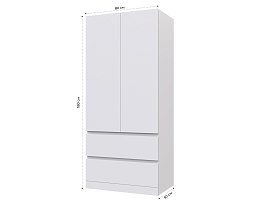 Изображение товара Мальм 313 white ИКЕА (IKEA) на сайте delmard.ru