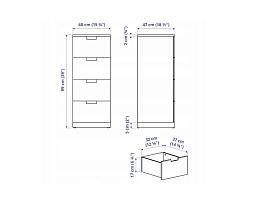 Изображение товара Нордли 28 white ИКЕА (IKEA) на сайте delmard.ru