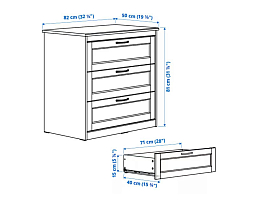 Изображение товара Сонгесанд 13 white ИКЕА (IKEA) на сайте delmard.ru